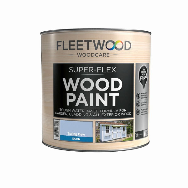 Fleetwood Super Flex Wood Paint - Spring Dew Satin 1L