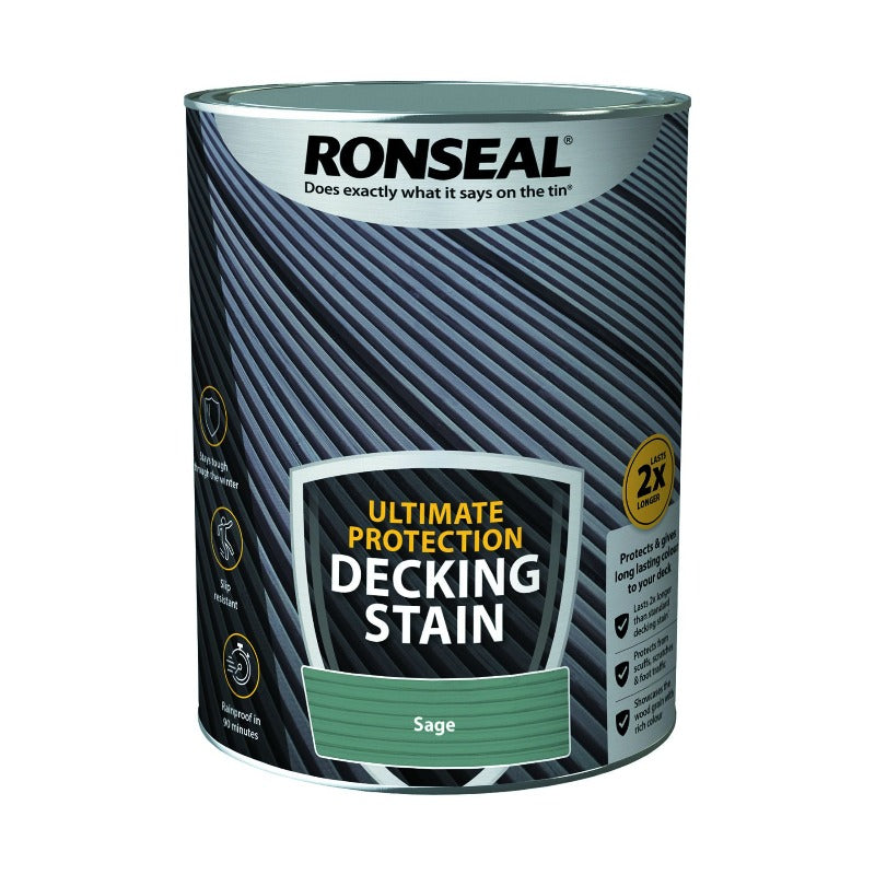 Ronseal Ultimate Decking Stain Sage 5L