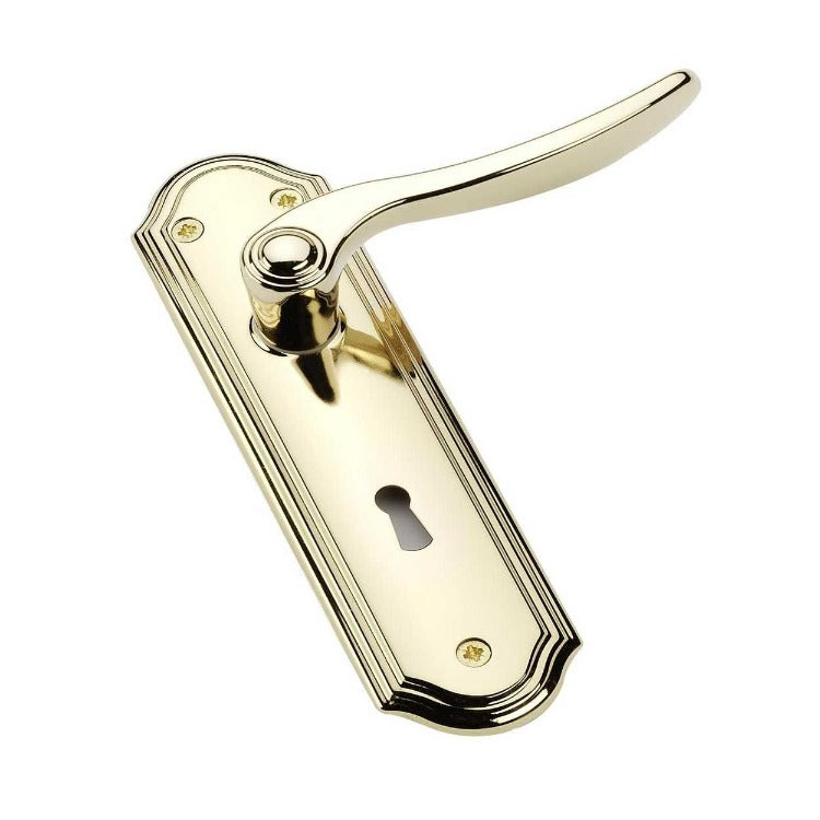 Basta Belair Brass Door Handle Smyth's Homevalue
