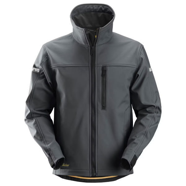 Snickers 1200 Allround Work Soft Shell Jacket | Steel Grey & Black