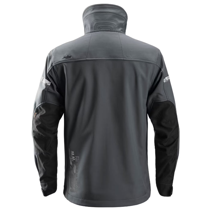Snickers 1200 Allround Work Soft Shell Jacket | Steel Grey & Black