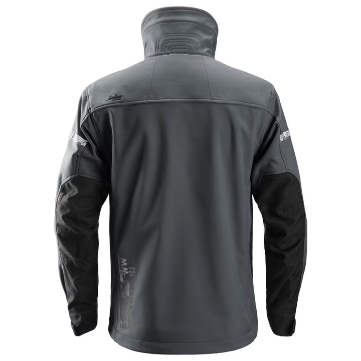 Snickers 1200 Allround Work Soft Shell Jacket | Steel Grey & Black