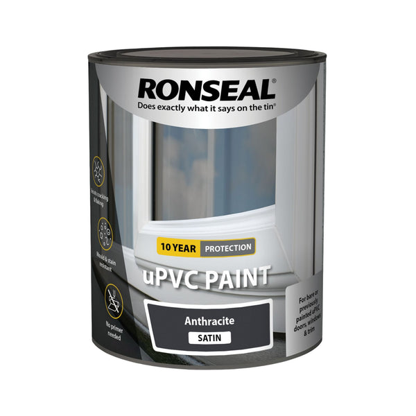 Ronseal Upvc Paint Anthracite Satin 2.5l