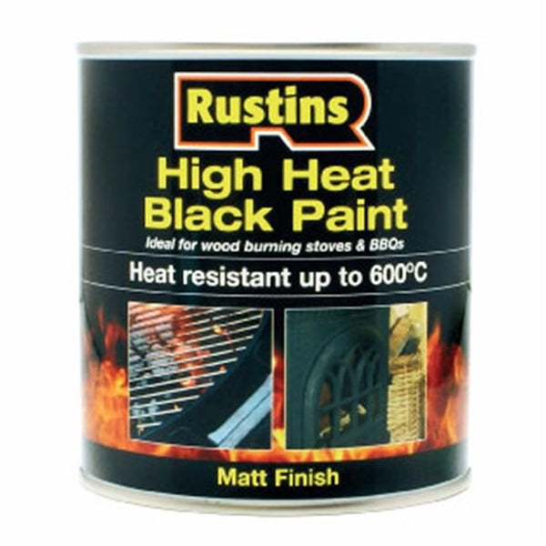 Rustins High Heat Black Paint