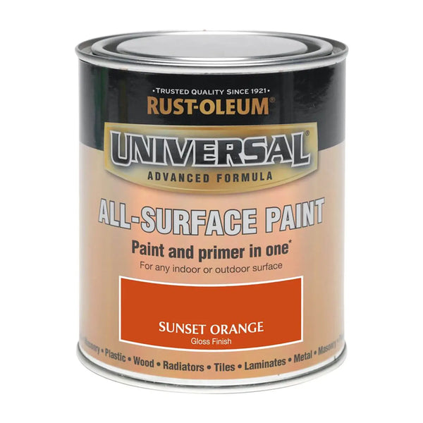 Rust-Oleum Universal All Surface Gloss Paint & Primer - Sunset Orange