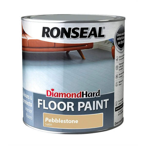 Ronseal Diamond Hard Floor Paint 2.5l - Pebblestone