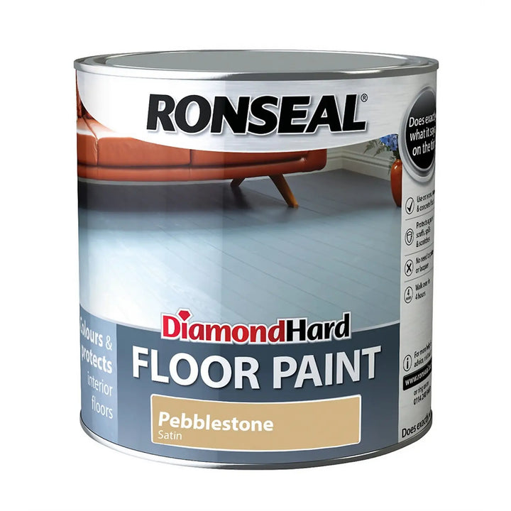 Ronseal Diamond Hard Floor Paint 2.5l - Pebblestone