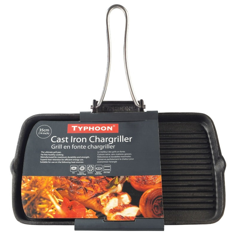 Typhoon World Foods 35cm Rectangular Chargriller