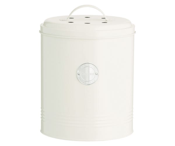 Typhoon Living Cream Compost Caddy