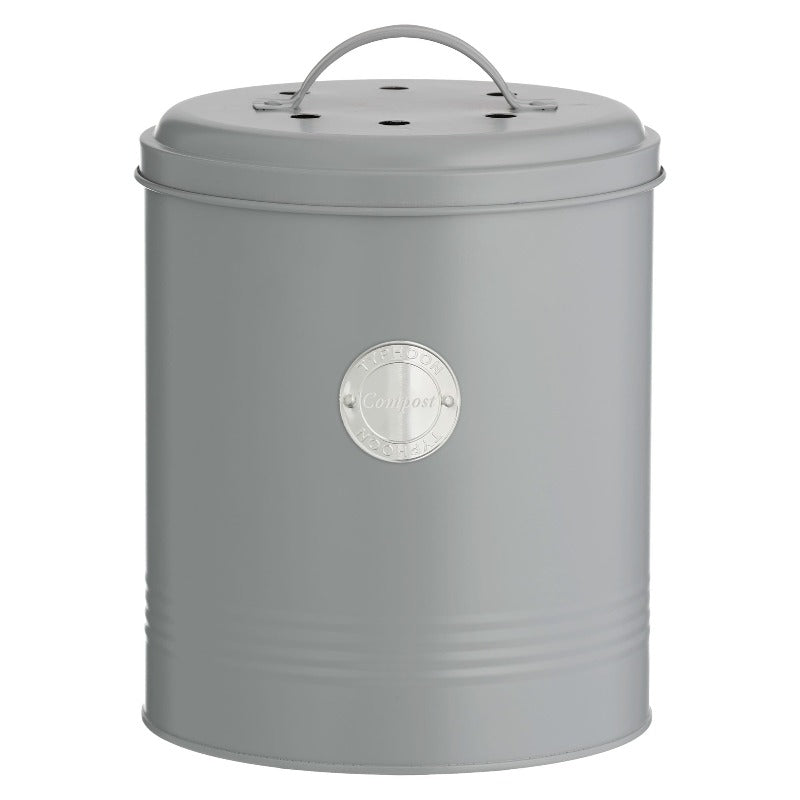 Typhoon Living Grey Compost Caddy