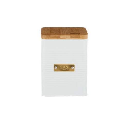 Otto Square Tea Storage | White