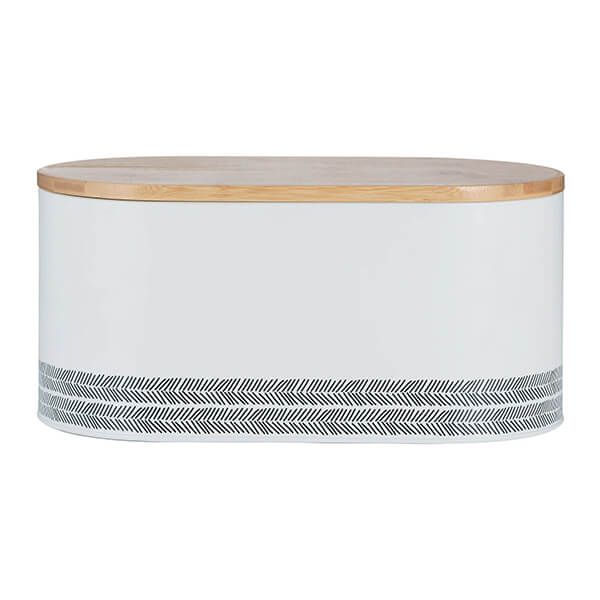 Typhoon White Monochrome Bread Bin