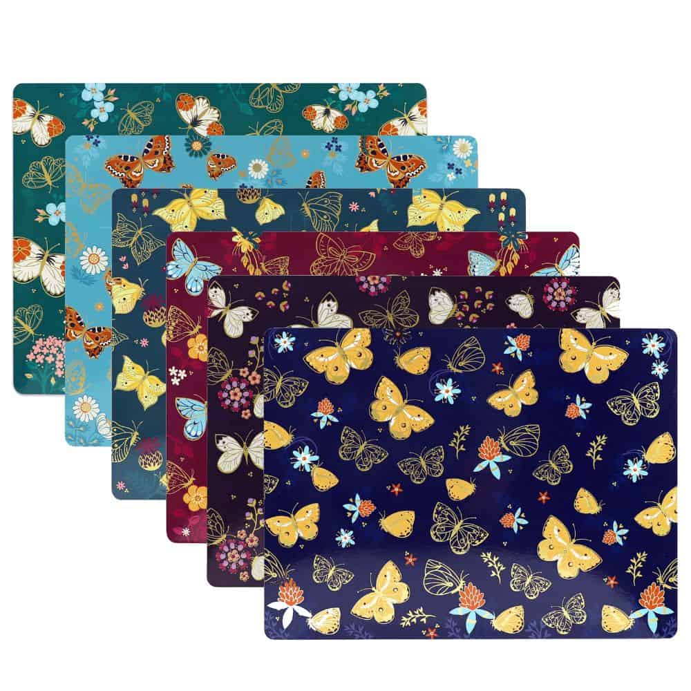 Butterfly Set of 6 Placemats