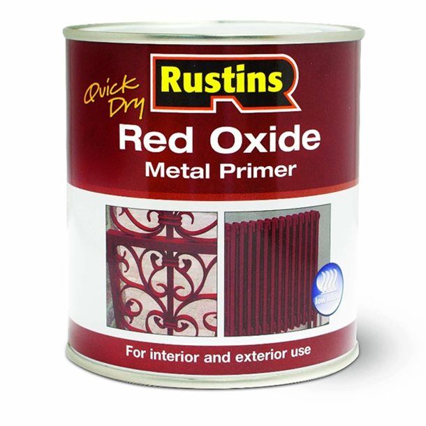 Rustins Red Oxide Metal Primer Paint Q/D