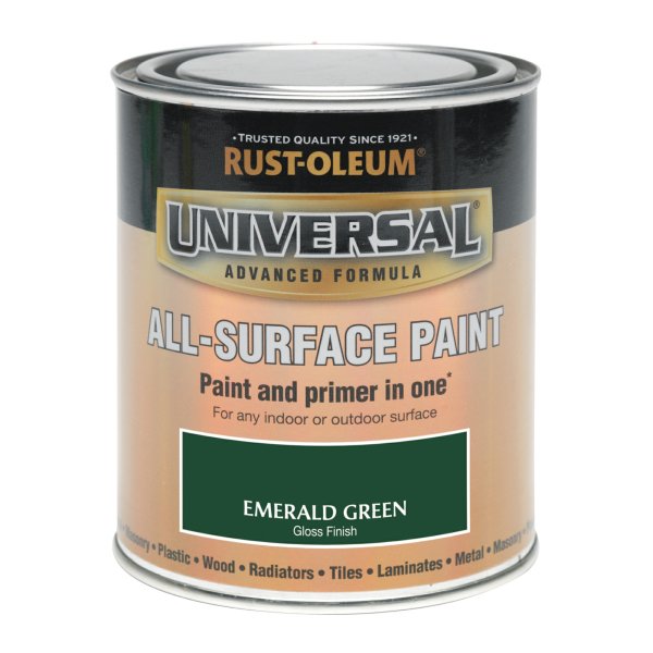 Rust-Oleum Universal All Surface Gloss Paint & Primer - Emerald Green