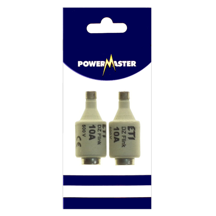 Powermaster Electrical 10 Amp DZ2 Fuses - Pack of 2