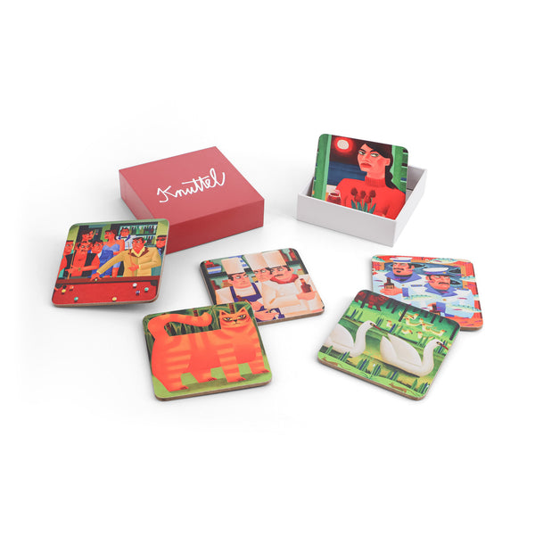 Graham Knuttel Set of 6 Coasters