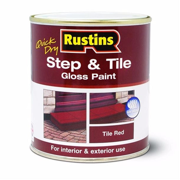 Rustins Step & Tile Red Gloss Paint Q/D