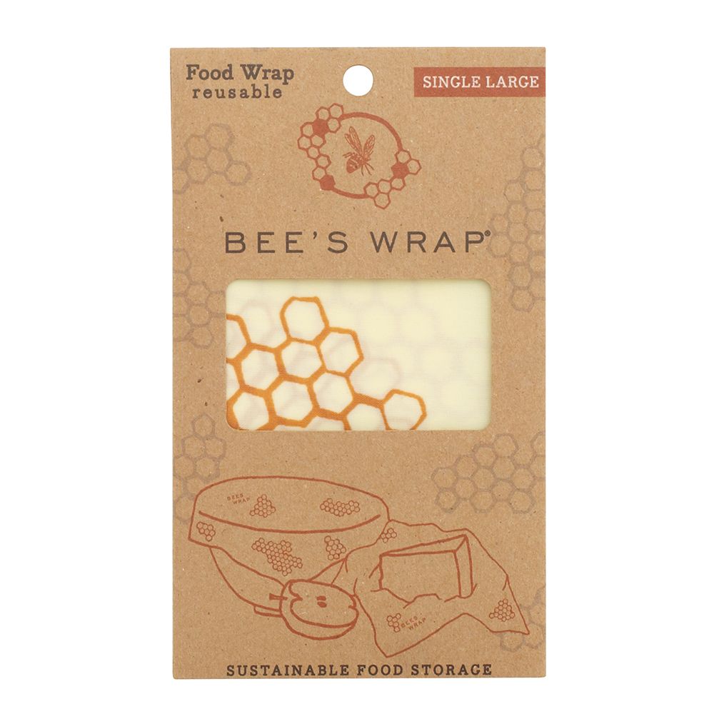 Bees Wrap Reusable Food Wrap Single Large