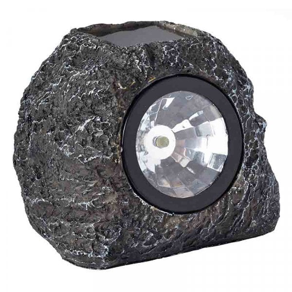 Granite Rock Solar Garden Spotlight - 4 Pack