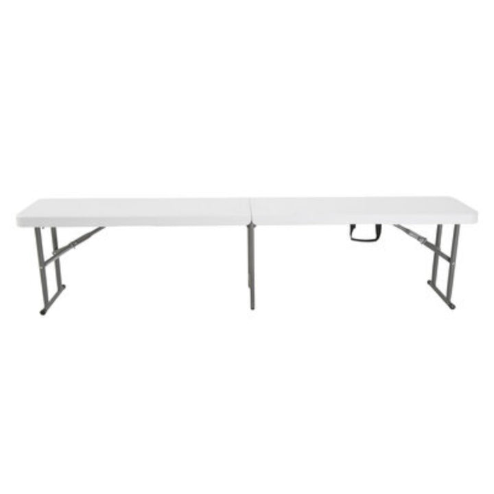 White Party Folding 6ft Bench