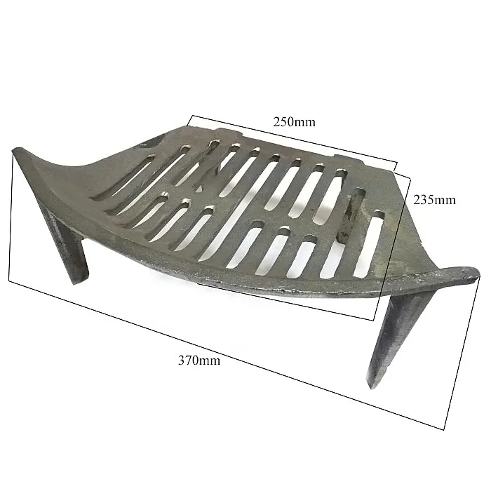16 Inch Standand Fire Grate with a round front