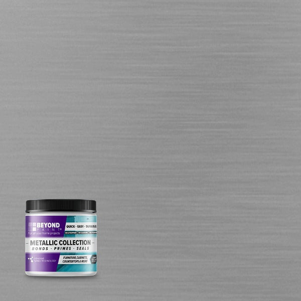 Metallic Silver Beyond Paint. All In One Furniture Paint from Smyths Homevalue.