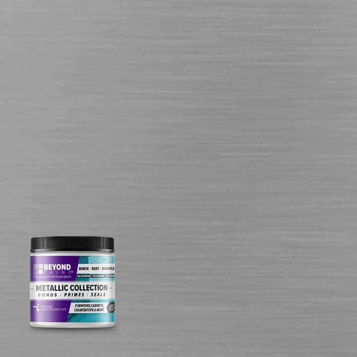 Metallic Silver Beyond Paint. All In One Furniture Paint from Smyths Homevalue.