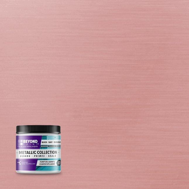 Metallic Rose Gold Beyond Paint. All In One Furniture Paint from Smyths Homevalue. 