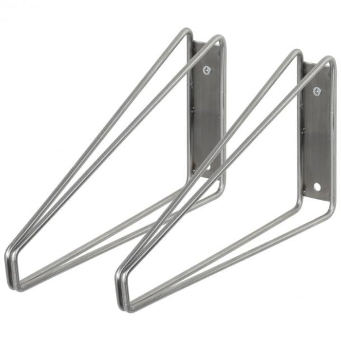 Duraline Bracket Double Low S/2 Stainless Steel 24x13,5cm