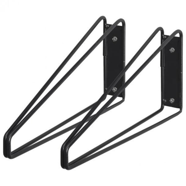 Duraline Bracket double low S/2 black 24x13,5cm