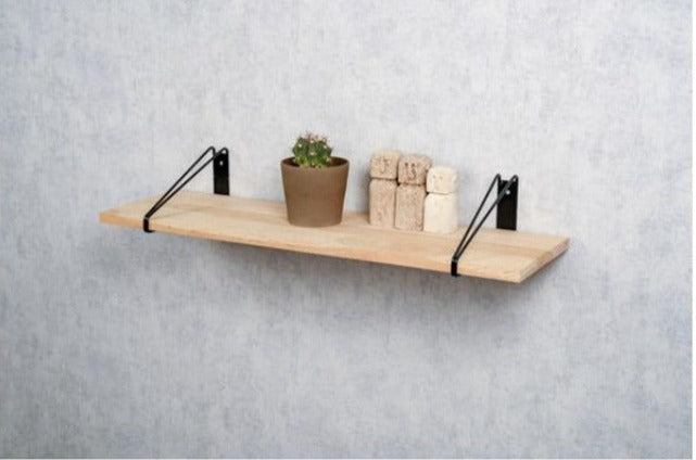 Duraline Bracket double low S/2 black 24x13,5cm