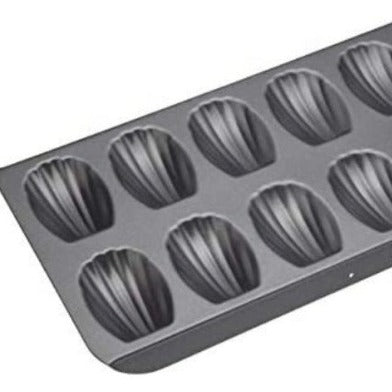 MasterClass Non-Stick Madeleine Tray 12-Hole (40 x 20 cm/15 x 8.5 inches)