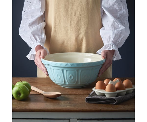 Mason Cash Powder Blue Mixing Bowl 29cm