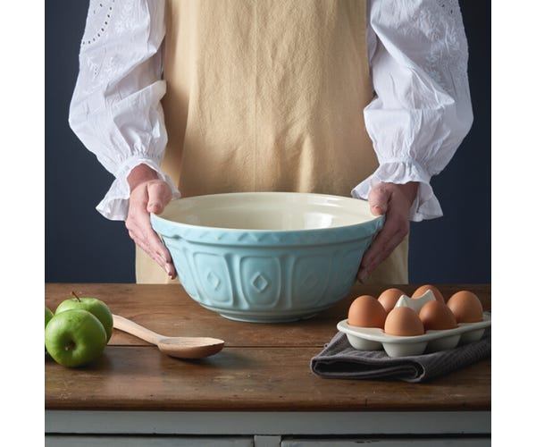 Mason Cash Powder Blue Mixing Bowl 29cm