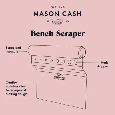 Innovative Kitchen 4-In-1 Bench Scraper