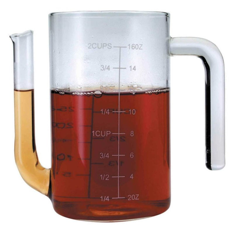 MasterClass 450ml Glass Gravy / Fat Separator