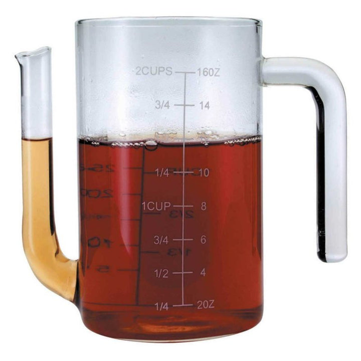 MasterClass 450ml Glass Gravy / Fat Separator