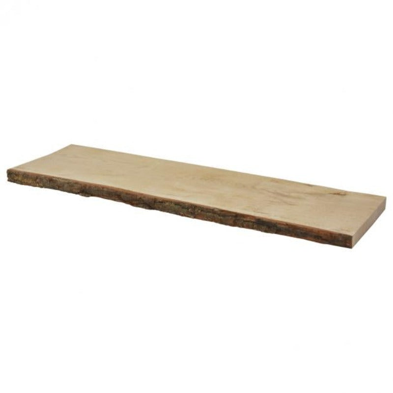 Duraline Shelf Board 4xS XS2 Oak Veneer with Bark 20mm 80x23,5cm