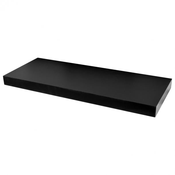 Duraline Floating shelf XL4 push fix 38mm 60x23,5cm - Black