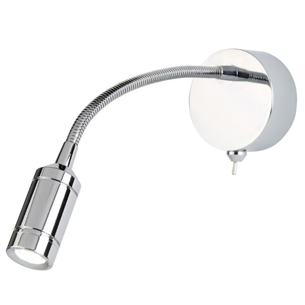 FLEXY LED ADJUSTABLE WALL LIGHT - CHROME