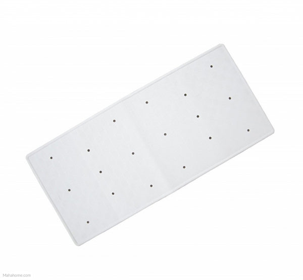 Rubber White Bath Mat