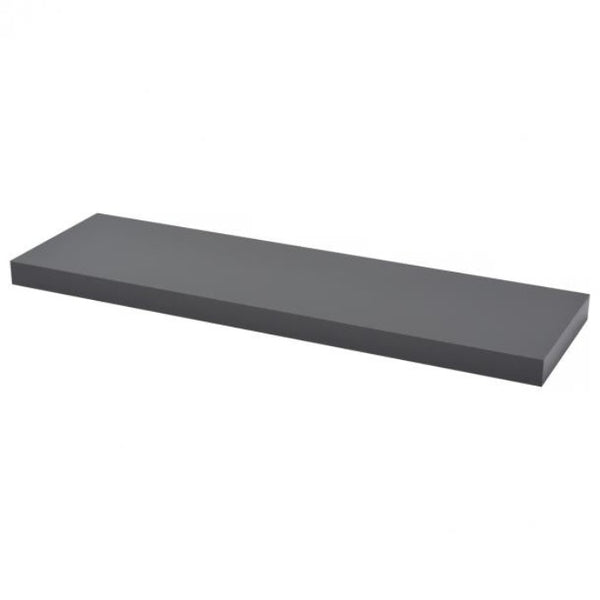 Duraline Floating shelf XL4 push fix grey 38mm 80x23,5cm