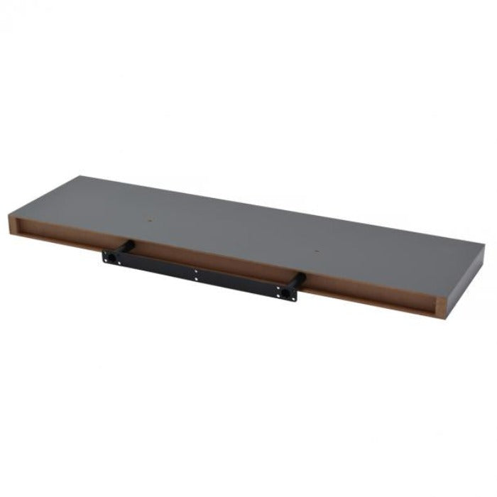 Duraline Floating shelf XL4 push fix grey 38mm 80x23,5cm