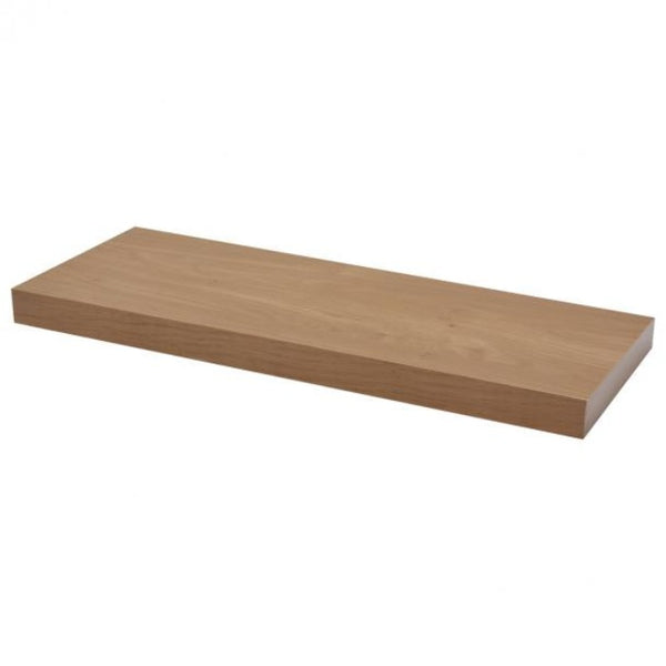 Duraline Floating Shelf XL4 Push Fix Knotty Oak 38mm 60x23,5cm