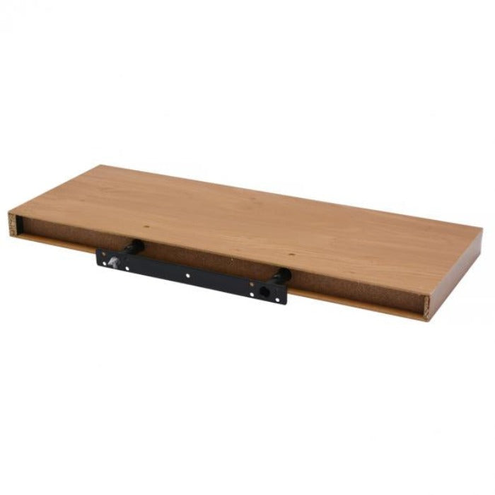 Duraline Floating Shelf XL4 Push Fix Knotty Oak 38mm 60x23,5cm