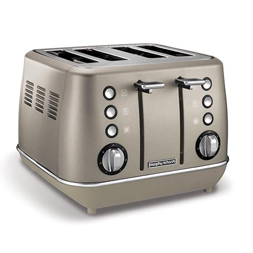 Morphy Richards Evoke Platinum 4 Slice Toaster
