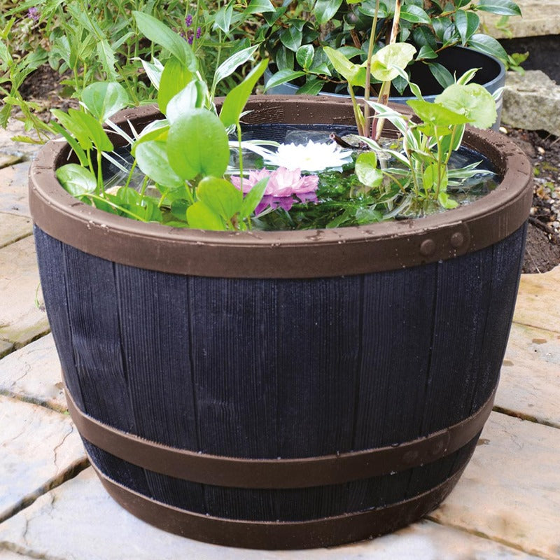 Blenheim Half Barrel Garden Planter