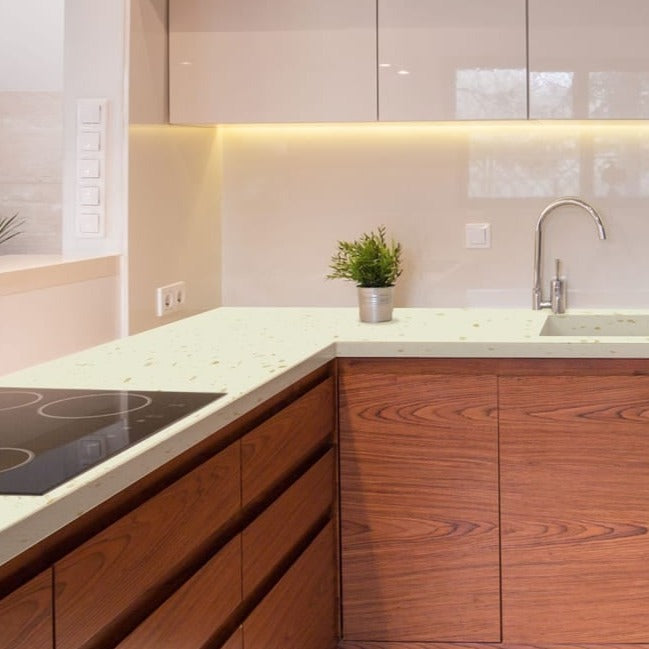 Bone / Off White - Beyond Paint - All In One Paint for kitchen worktops by Paint Online. 