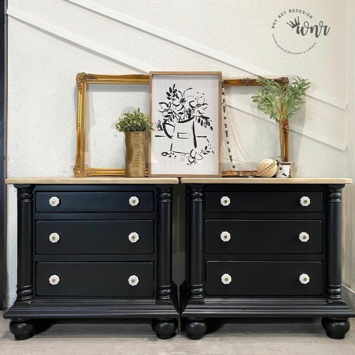 Licorice Beyond Paint. Black Furniture paint from Smyths Homevalue.